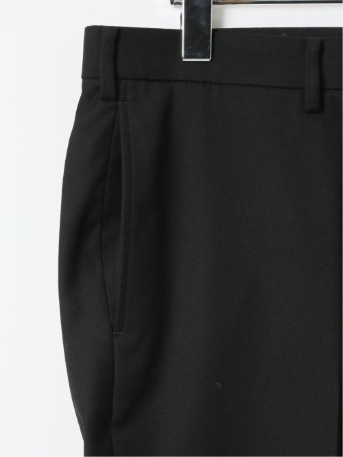【大きいサイズ】スラックス メンズ ビジネス パンツ ストレッチ ウォッシャブル ウール混 ノータック テーパード グランバック