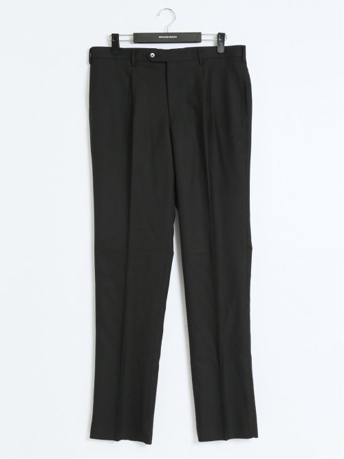 【大きいサイズ】グランバック/GRAND-BACK ウール混 ワンタックスラックス