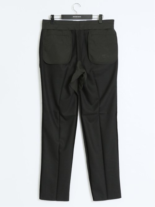 【大きいサイズ】グランバック/GRAND-BACK ウール混 ワンタックスラックス