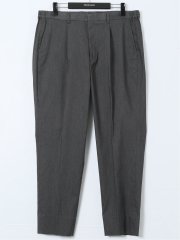 【大きいサイズ】グランバック/GRAND-BACK ストレッチ デニム調 ワンタックスラックス