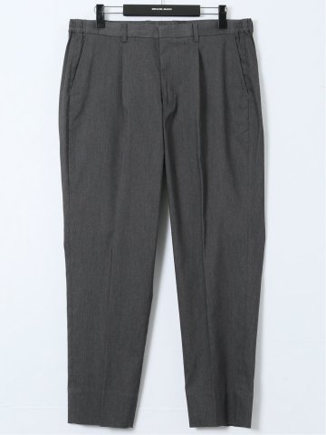 【大きいサイズ】グランバック/GRAND-BACK ストレッチ デニム調 ワンタックスラックス