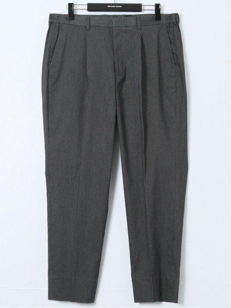 【大きいサイズ】グランバック/GRAND-BACK ストレッチ デニム調 ワンタックスラックス