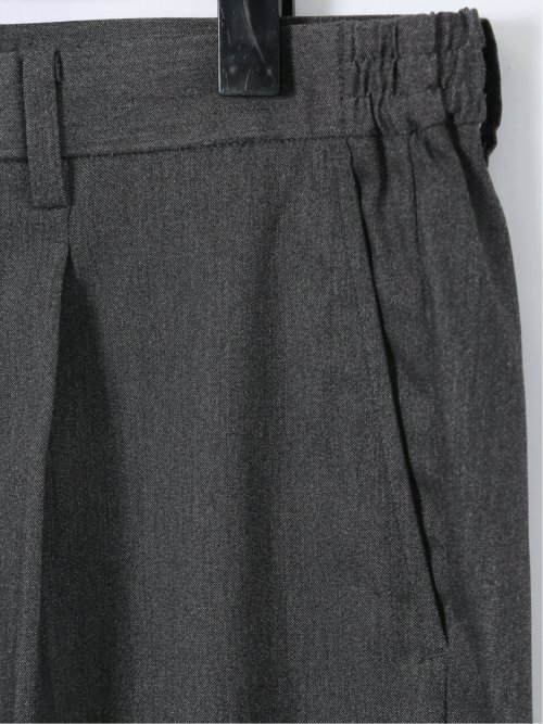 【大きいサイズ】グランバック/GRAND-BACK ストレッチ デニム調 ワンタックスラックス