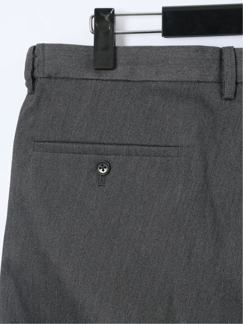 【大きいサイズ】グランバック/GRAND-BACK ストレッチ デニム調 ワンタックスラックス