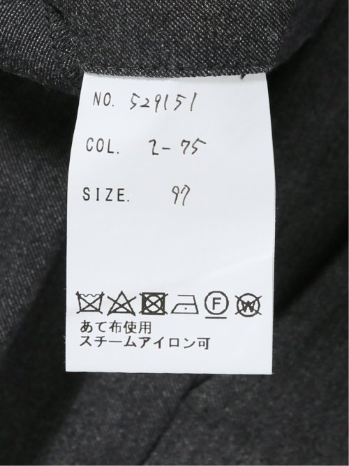 【大きいサイズ】グランバック/GRAND-BACK ストレッチ デニム調 ワンタックスラックス