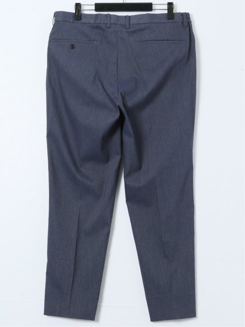 【大きいサイズ】グランバック/GRAND-BACK ストレッチ デニム調 ワンタックスラックス