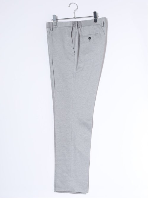 ストレッチウォッシャブル 綿混 スリムフィット ノータックスラックス
