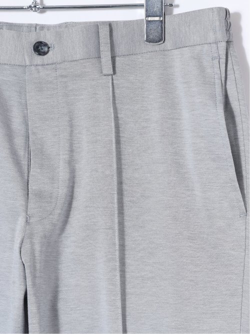 ストレッチウォッシャブル 綿混 スリムフィット ノータックスラックス