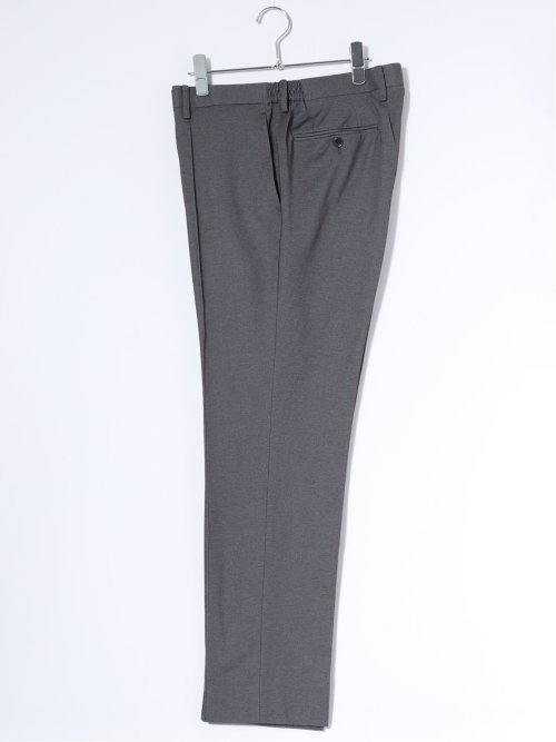 ストレッチウォッシャブル 綿混 スリムフィット ノータックスラックス