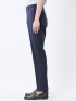 ストレッチウォッシャブル ウール混 スリムフィット ノータックパンツ 千鳥