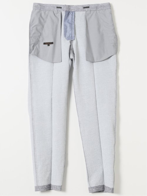 ウォッシャブル メッシュプリント ノータック パンツ(セットアップ可能)