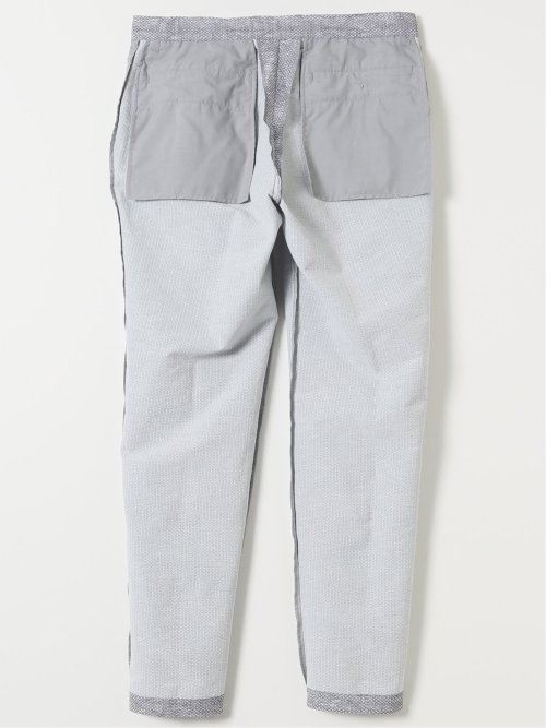 ウォッシャブル メッシュプリント ノータック パンツ(セットアップ可能)