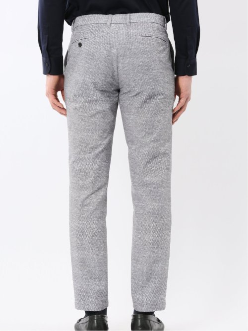 ウォッシャブル メッシュプリント ノータック パンツ(セットアップ可能)