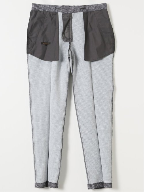 ウォッシャブル メッシュプリント ノータック パンツ(セットアップ可能)