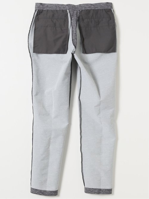 ウォッシャブル メッシュプリント ノータック パンツ(セットアップ可能)