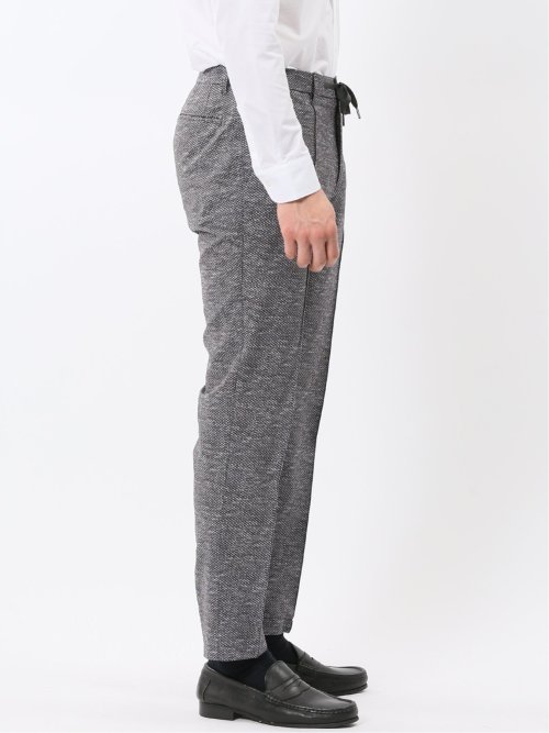 ウォッシャブル メッシュプリント ノータック パンツ(セットアップ可能)