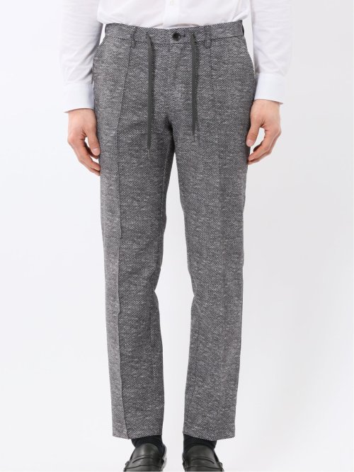 ウォッシャブル メッシュプリント ノータック パンツ(セットアップ可能)