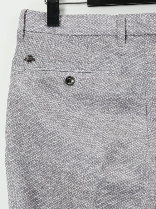 【大きいサイズ】ジーステージ/G-stage メッシュプリント サッカー ノータックパンツ(セットアップ可能)