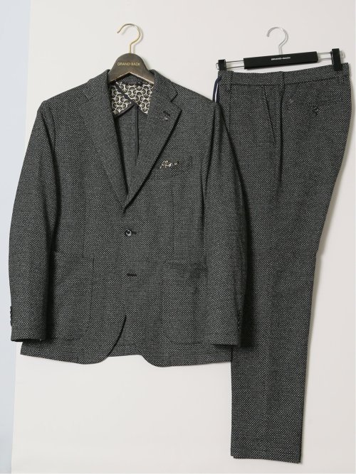 【大きいサイズ】ジーステージ/G-stage ウール混ジャージ パンツ(セットアップ可能)