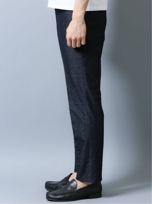 ストレッチシャンブレー ノータックスラックス(セットアップ可能)