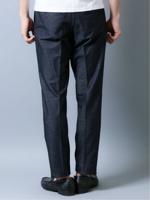 ストレッチシャンブレー ノータックスラックス(セットアップ可能)