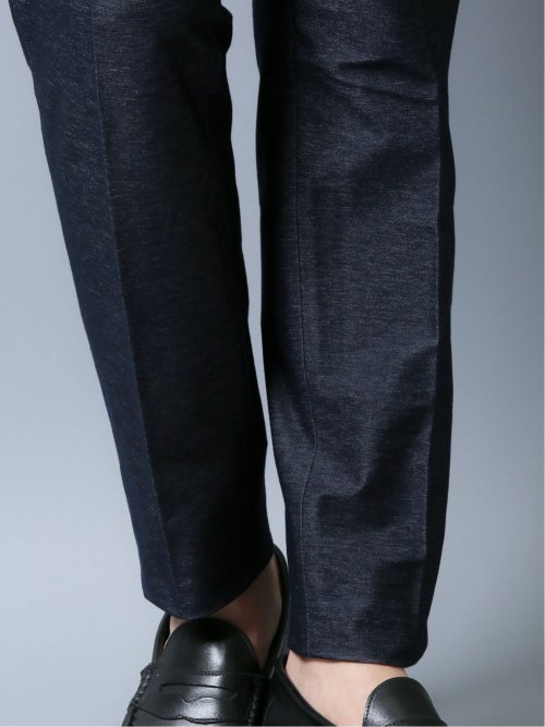 ストレッチシャンブレー ノータックスラックス(セットアップ可能)