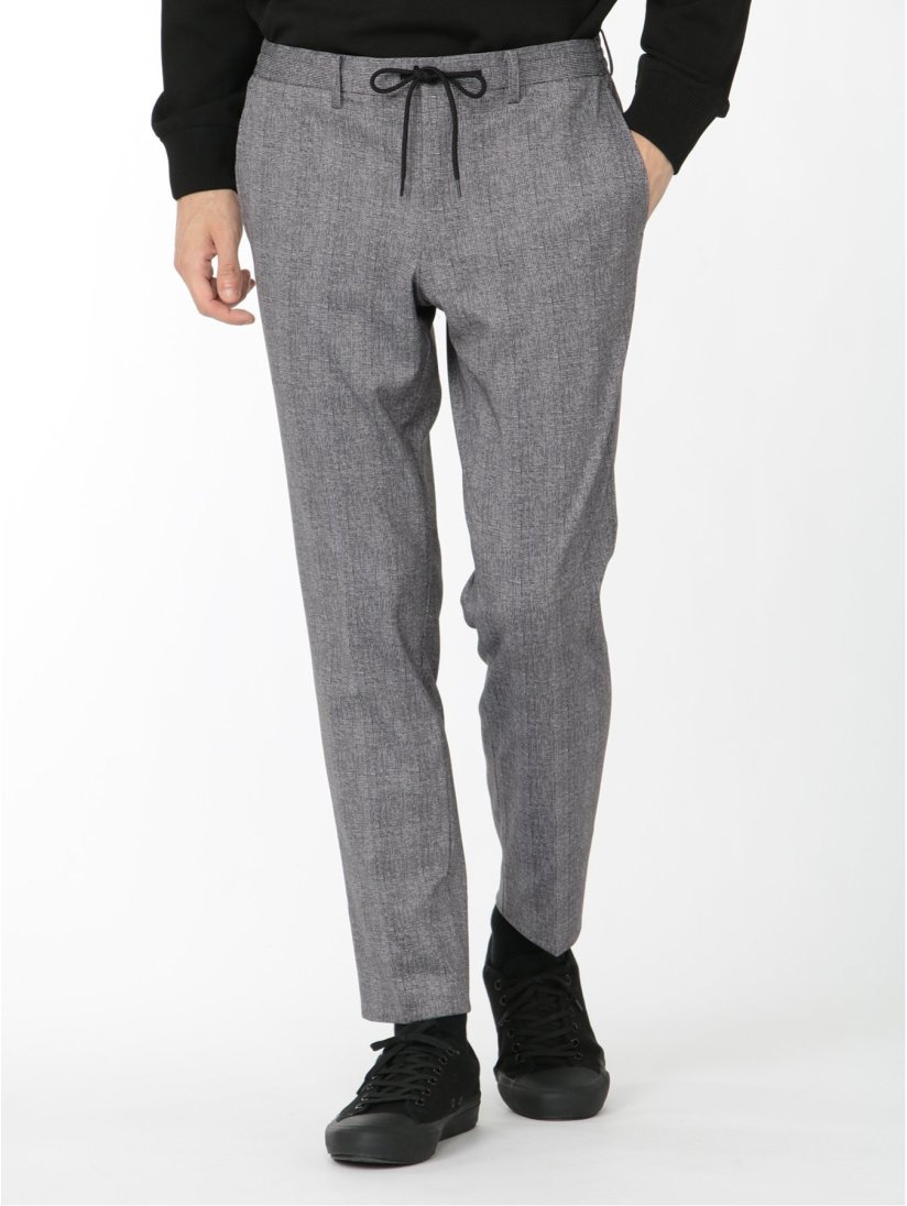 4wayストレッチ グレンチェック柄 セットアップ アンクルパンツ S 03ライトグレー セットアップ Taka Q Online Shop タカキューオンラインショップ 公式通販