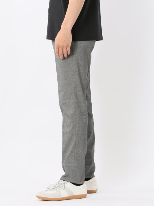 クロスストレッチ スリムフィット ノータックスラックス バーズアイグレー(セットアップ可能)