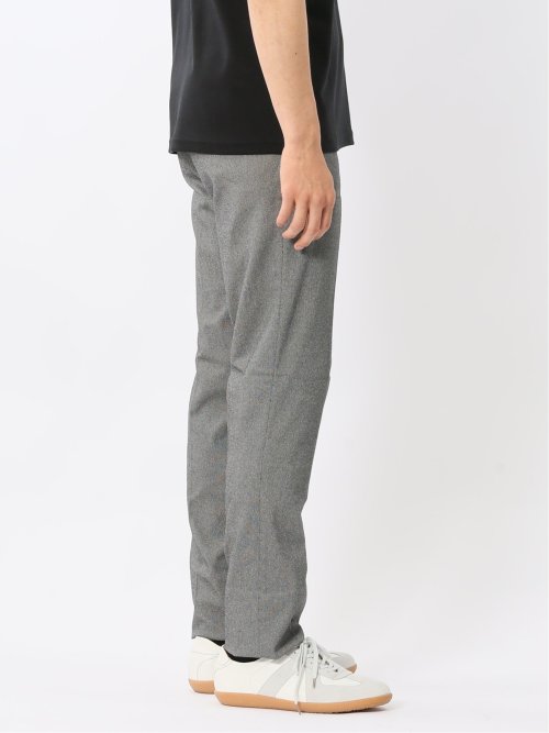 クロスストレッチ スリムフィット ノータックスラックス バーズアイグレー(セットアップ可能)