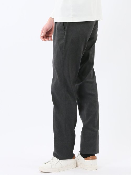 クロスストレッチ スリムフィット ノータックスラックス 黒(セットアップ可能)