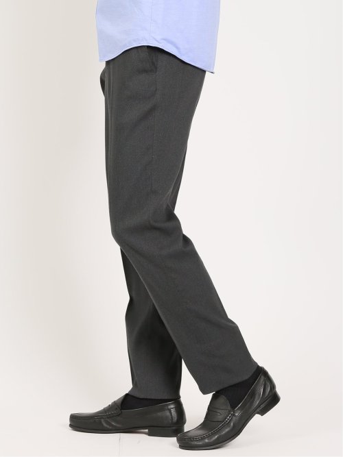 クロスストレッチ スリムフィット ノータックスラックス カルゼグレー