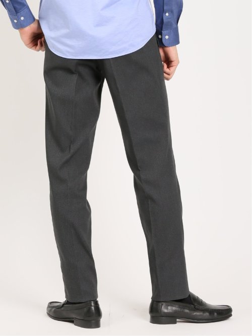 クロスストレッチ スリムフィット ノータックスラックス カルゼグレー