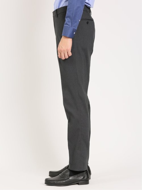 クロスストレッチ スリムフィット ノータックスラックス カルゼグレー