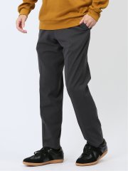 ウールライク スリムフィット ノータックスラックス ピケグレー