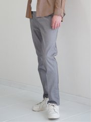 クロスストレッチ スリムフィット ノータックスラックス カルゼライトグレー