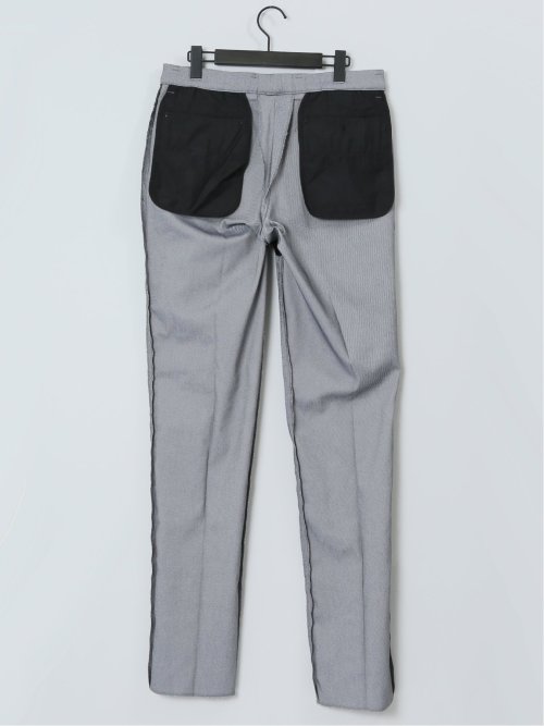 クロスストレッチ スリムフィット ノータックスラックス カルゼライトグレー