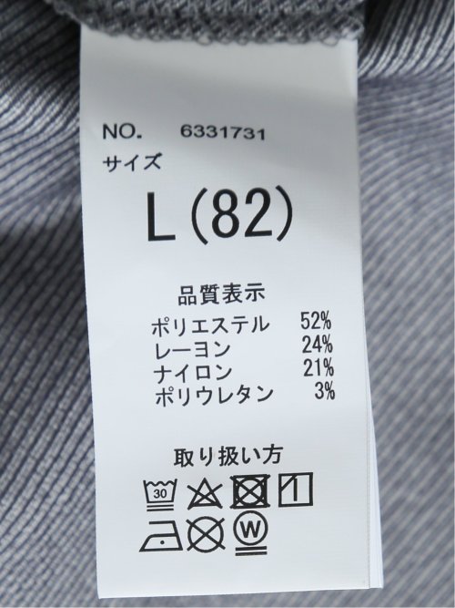 クロスストレッチ スリムフィット ノータックスラックス カルゼライトグレー