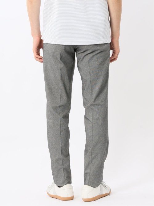 クロスストレッチ スリムフィット ノータックスラックス バーズアイモノトーン(セットアップ可能)