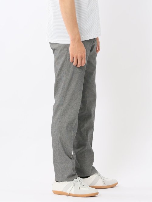 クロスストレッチ スリムフィット ノータックスラックス バーズアイモノトーン(セットアップ可能)