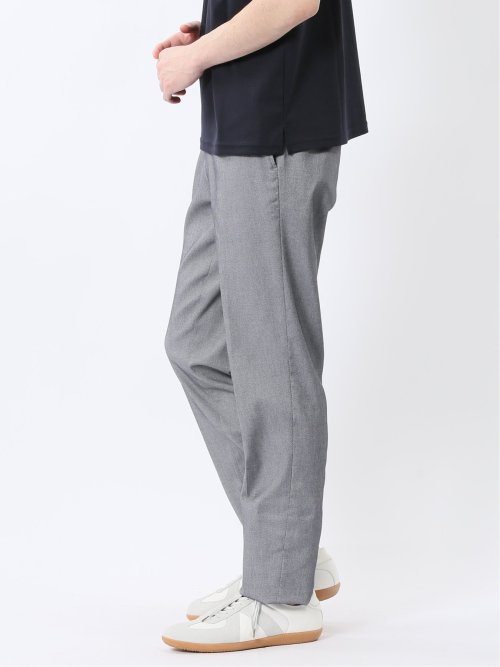 クロスストレッチ スリムフィット ノータックスラックス ライトグレー(セットアップ可能)