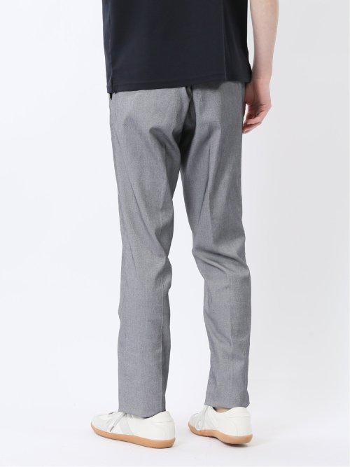 クロスストレッチ スリムフィット ノータックスラックス ライトグレー(セットアップ可能)