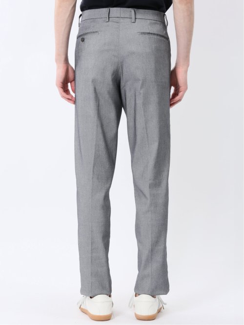 クロスストレッチ スリムフィット ノータックスラックス ライトグレー(セットアップ可能)