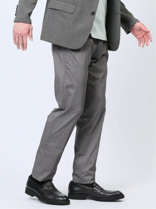 クロスストレッチ スリムフィット ノータックスラックス ライト