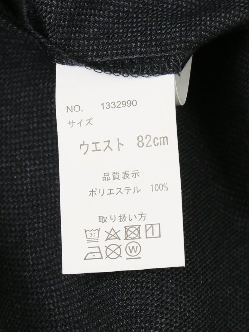 トラベスト/TRABEST スリムフィット ノータックスラックス ピンヘッド紺