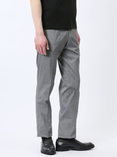 ストレッチ スリムフィット ノータックスラックス ライトデニム調(セットアップ可能)