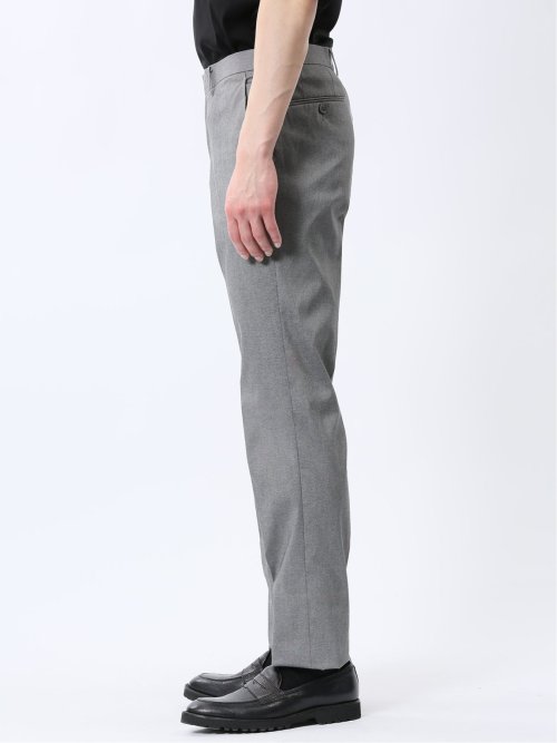 ストレッチ スリムフィット ノータックスラックス ライトデニム調(セットアップ可能)