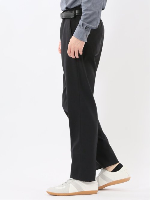 クロスストレッチ スリムフィット ノータックスラックス ジャガード