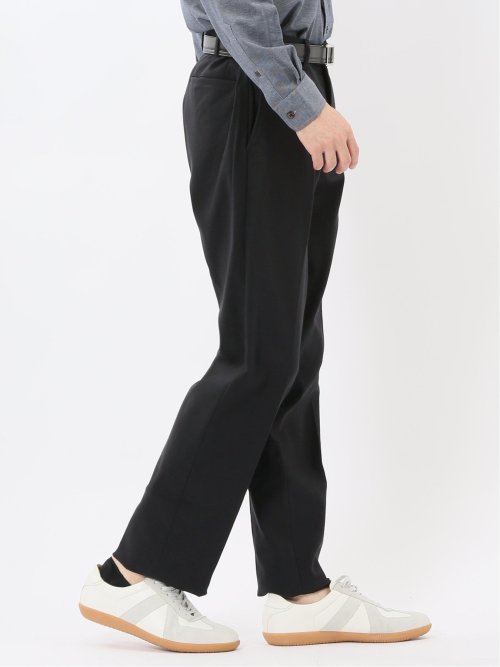 クロスストレッチ スリムフィット ノータックスラックス ジャガード