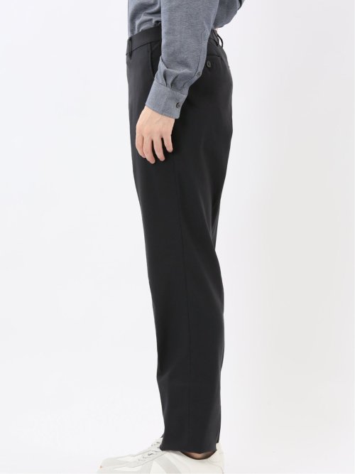 クロスストレッチ スリムフィット ノータックスラックス ジャガード