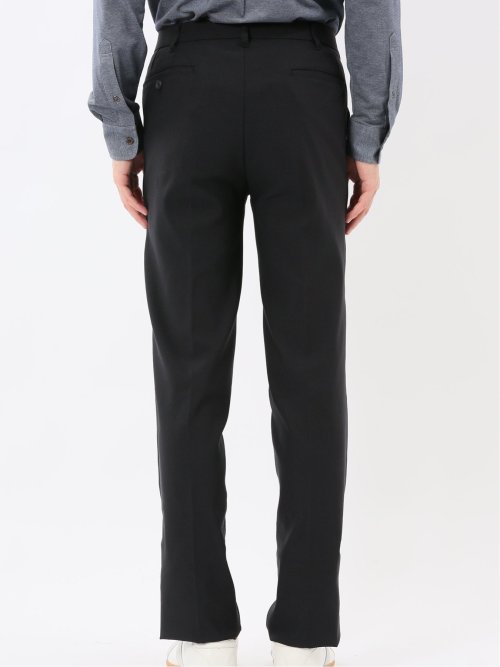 クロスストレッチ スリムフィット ノータックスラックス ジャガード